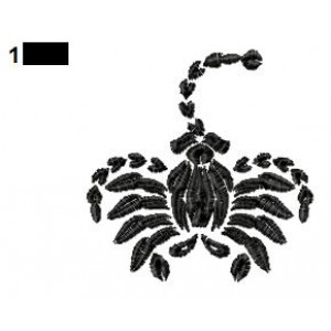 Scorpion Tattoo Embroidery Design 17